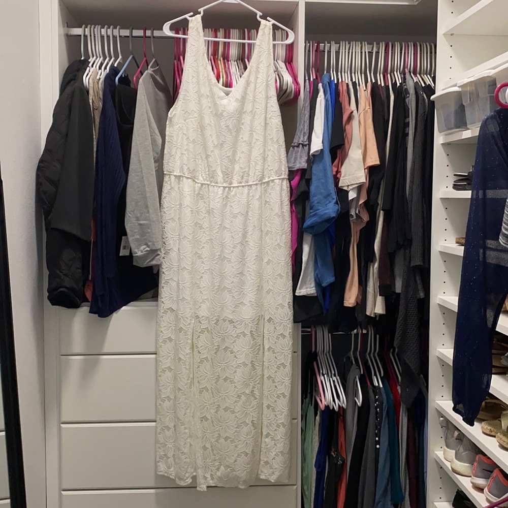 Charlotte Russe Woman’s White Lace Dress